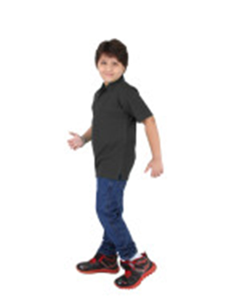 Black Collar T-Shirts for Kids - Comfortable and Durable | Puppet NX