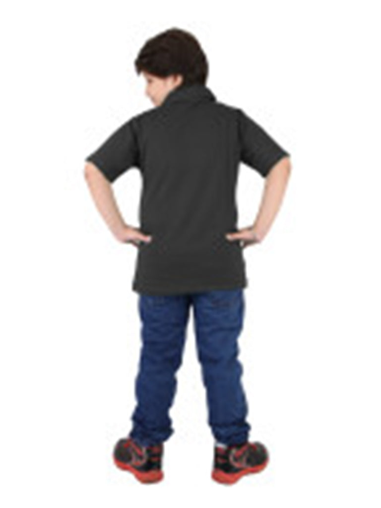 Black Collar T-Shirts for Kids - Comfortable and Durable | Puppet NX