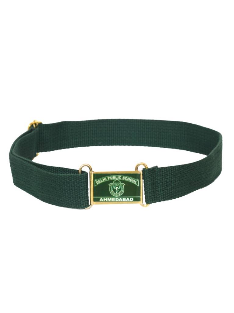 Delhi Public School Belt – High-Quality Woven Belt with Metal Buckle
