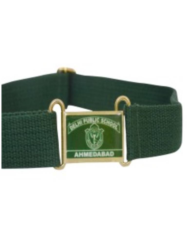 Delhi Public School Belt – High-Quality Woven Belt with Metal Buckle