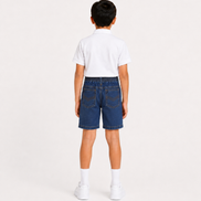 Denim Uniform Shorts