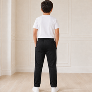 Black Uniform Track Pants