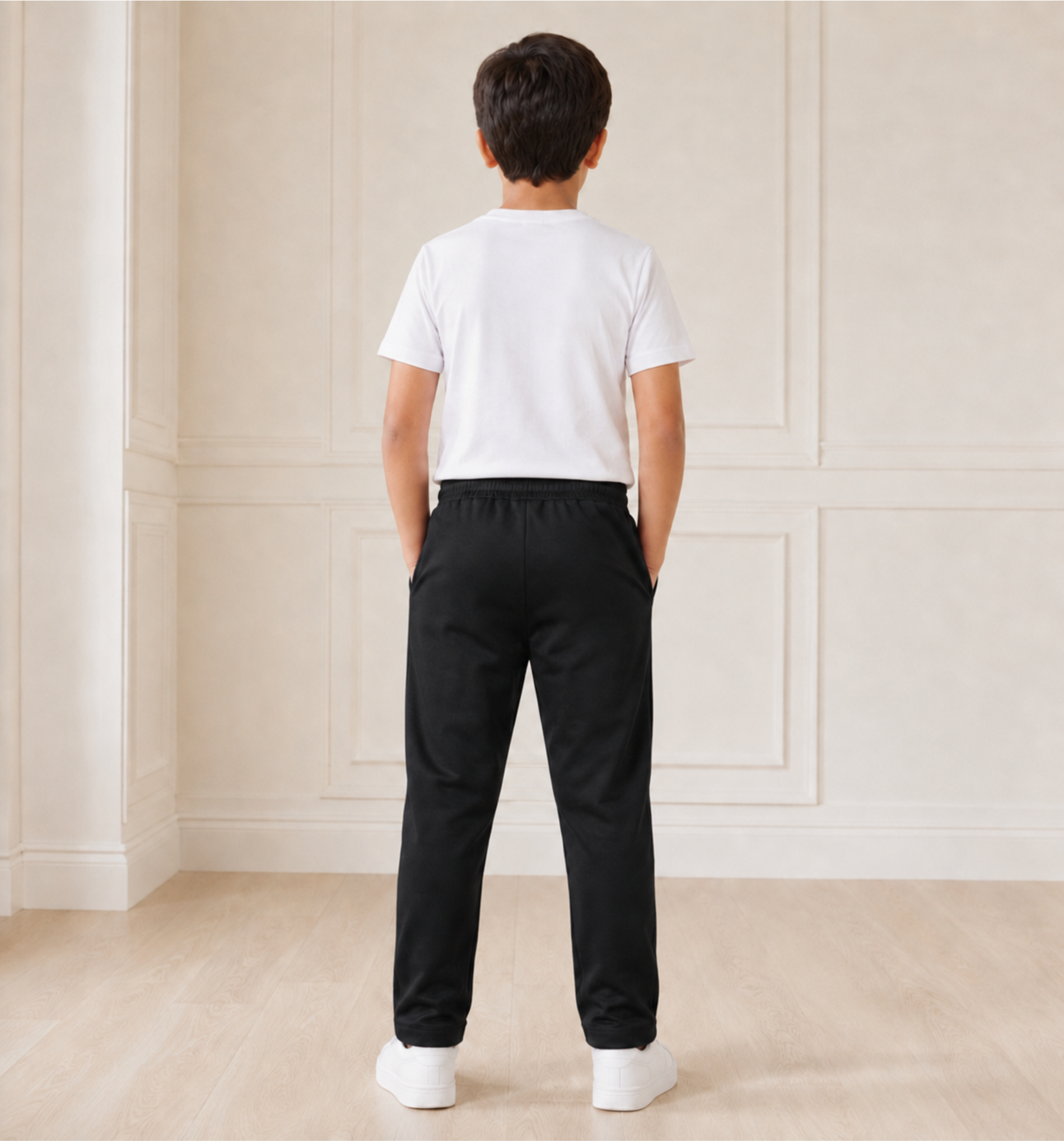Black Uniform Track Pants