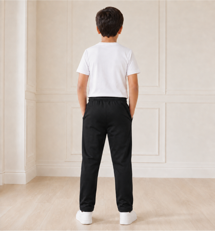 Black Uniform Track Pants