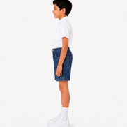 Denim Uniform Shorts