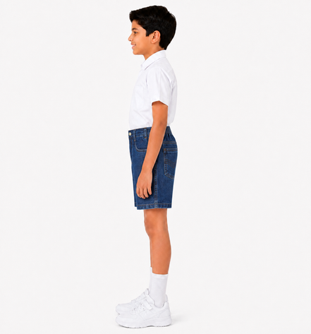 Denim Uniform Shorts