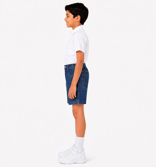 Denim Uniform Shorts