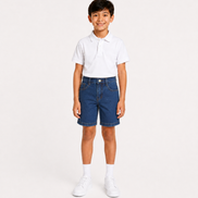 Denim Uniform Shorts