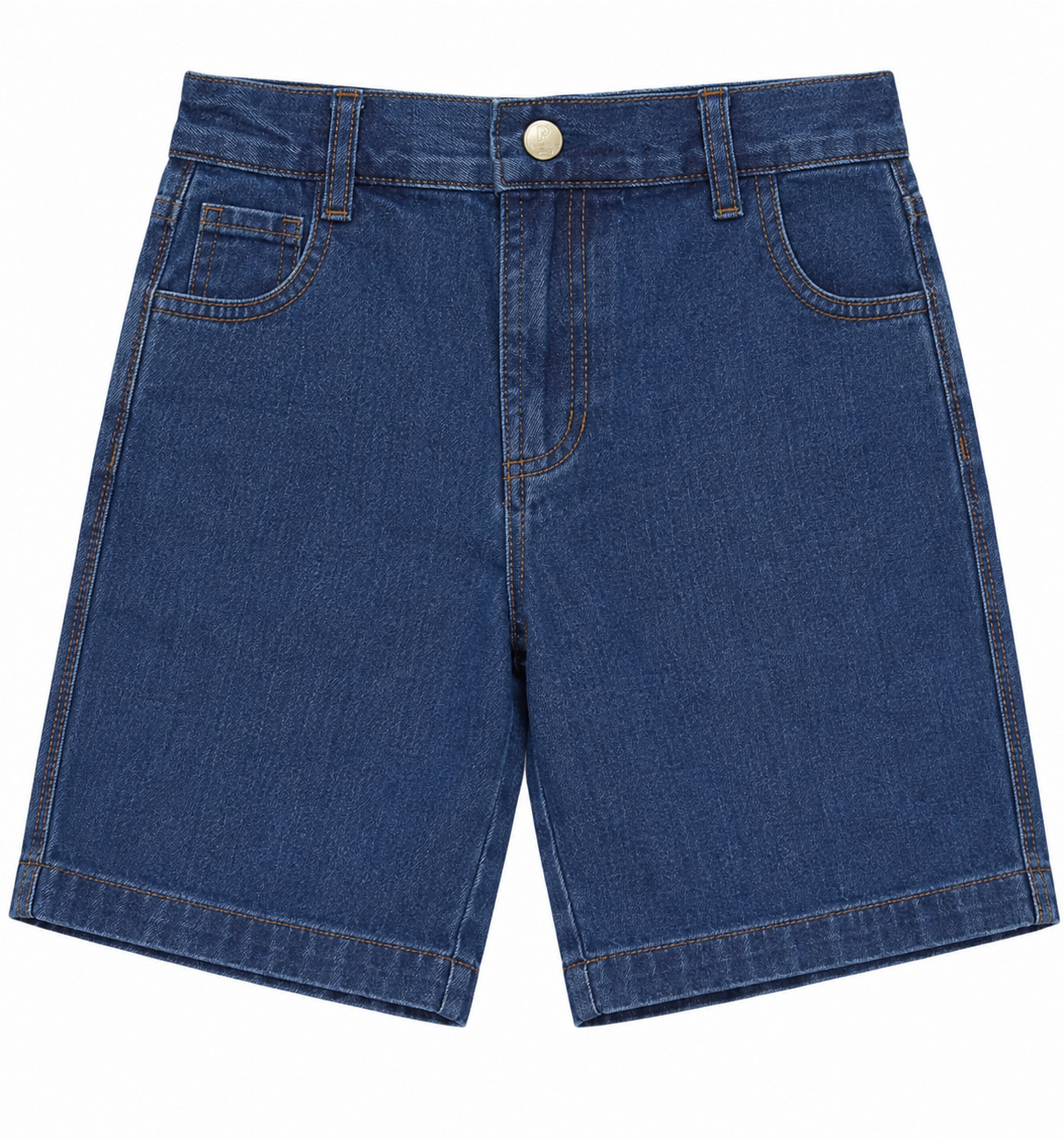 Denim Uniform Shorts