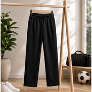Black Uniform Track Pants