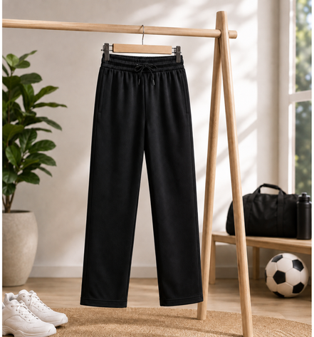 Black Uniform Track Pants