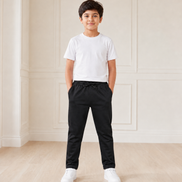 Black Uniform Track Pants