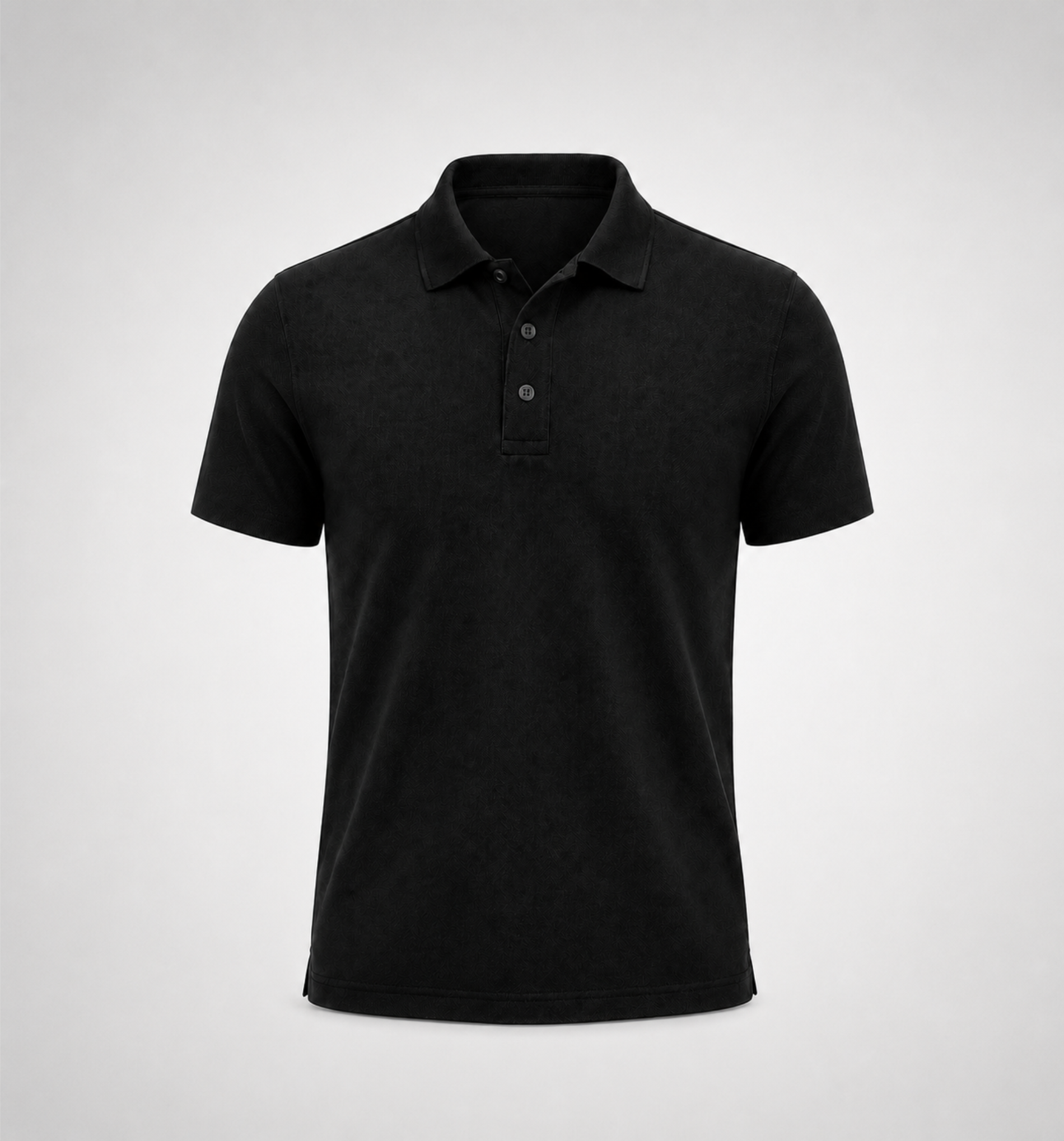 Black Polo Uniform T-Shirt