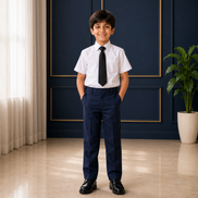 Black Pre-Tied School Uniform Tie