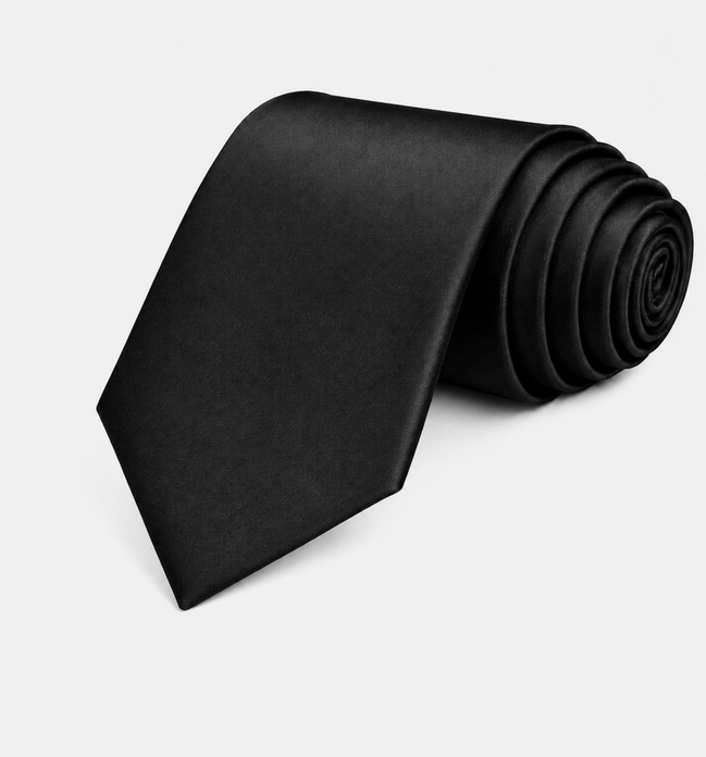 Classic Black School Uniform Tie