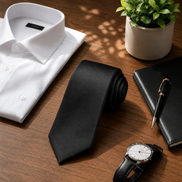 Classic Black School Uniform Tie