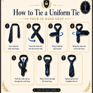 Classic Black School Uniform Tie
