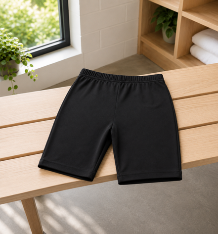 Black Uniform Cycling Shorts