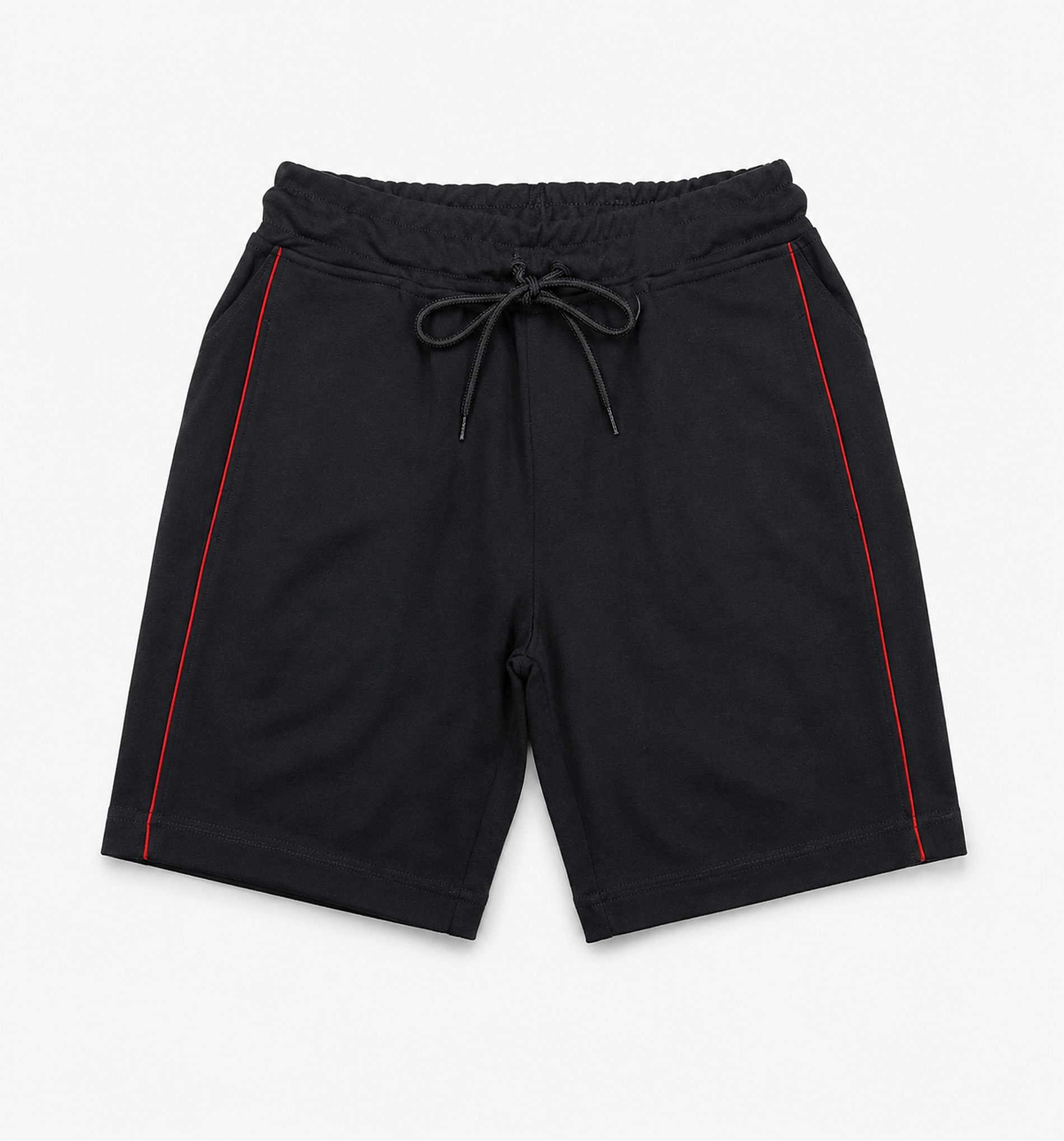 Boys Knit Shorts with Piping