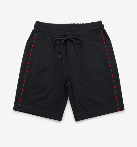 Boys Knit Shorts with Piping