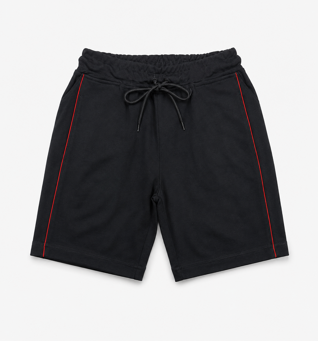 Boys Knit Shorts with Piping