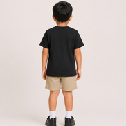 KG Black Round-Neck Uniform T-Shirt