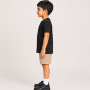 KG Black Round-Neck Uniform T-Shirt