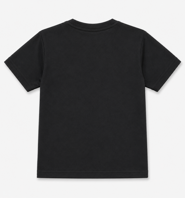 KG Black Round-Neck Uniform T-Shirt