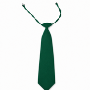 Bottle Green Pre-Tied School Uniform Tie