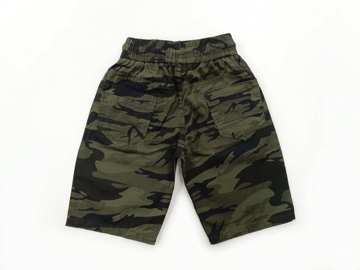 Summer Capri Shorts for Kids - Green