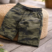 Summer Capri Shorts for Kids - Green