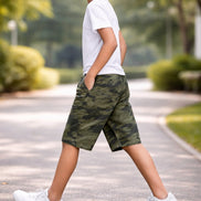Summer Capri Shorts for Kids - Green