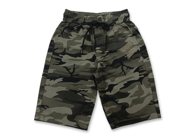 Summer Capri Shorts for Kids - Grey