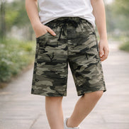 Summer Capri Shorts for Kids - Grey