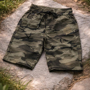 Summer Capri Shorts for Kids - Grey