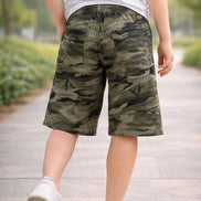 Summer Capri Shorts for Kids - Grey