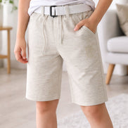 Summer Capri Shorts for Kids - Beige