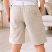 Summer Capri Shorts for Kids - Beige