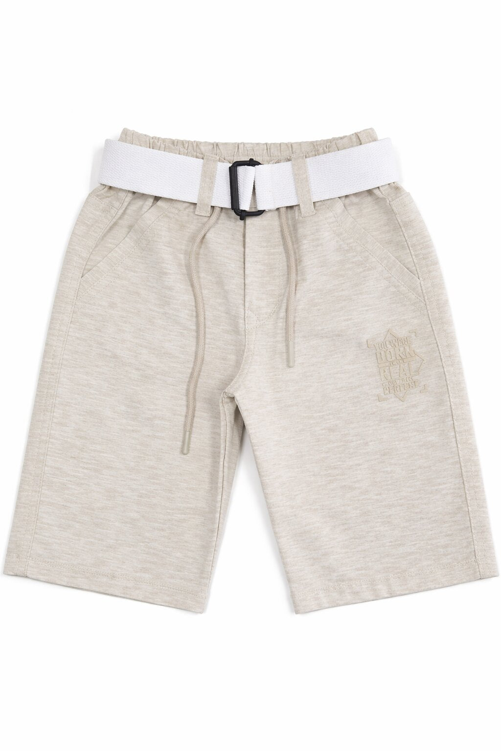 Summer Capri Shorts for Kids - Beige