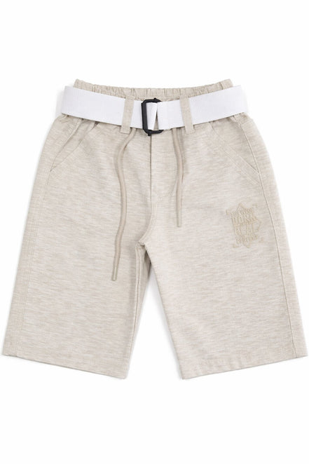 Summer Capri Shorts for Kids - Beige