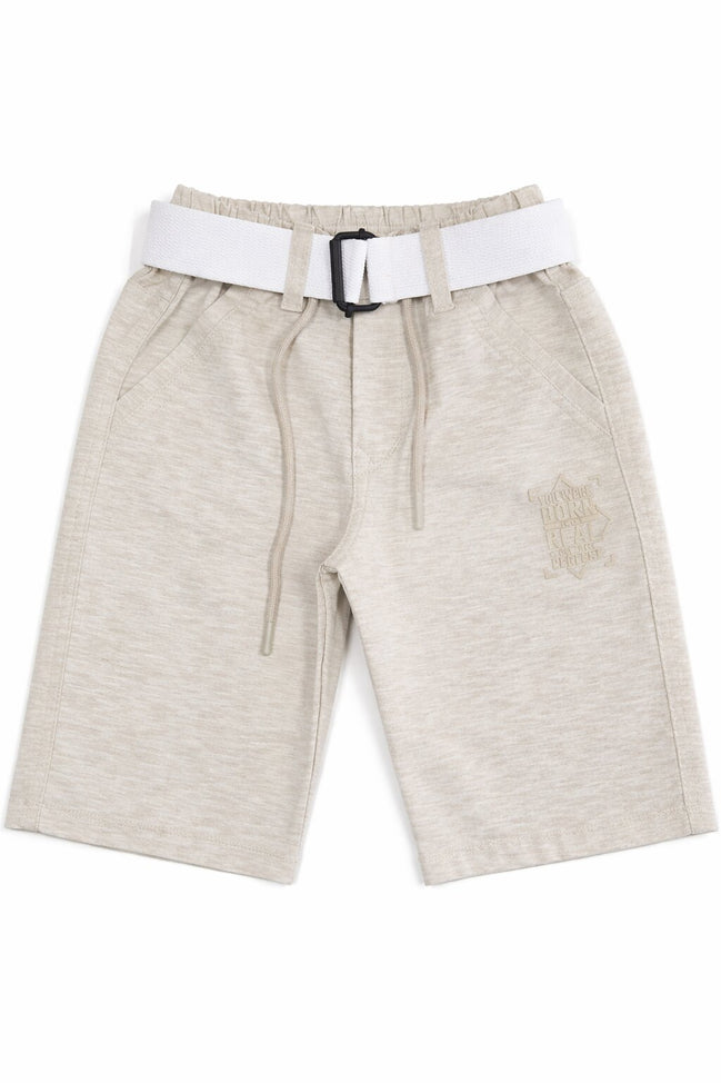 Summer Capri Shorts for Kids - Beige