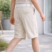 Summer Capri Shorts for Kids - Beige