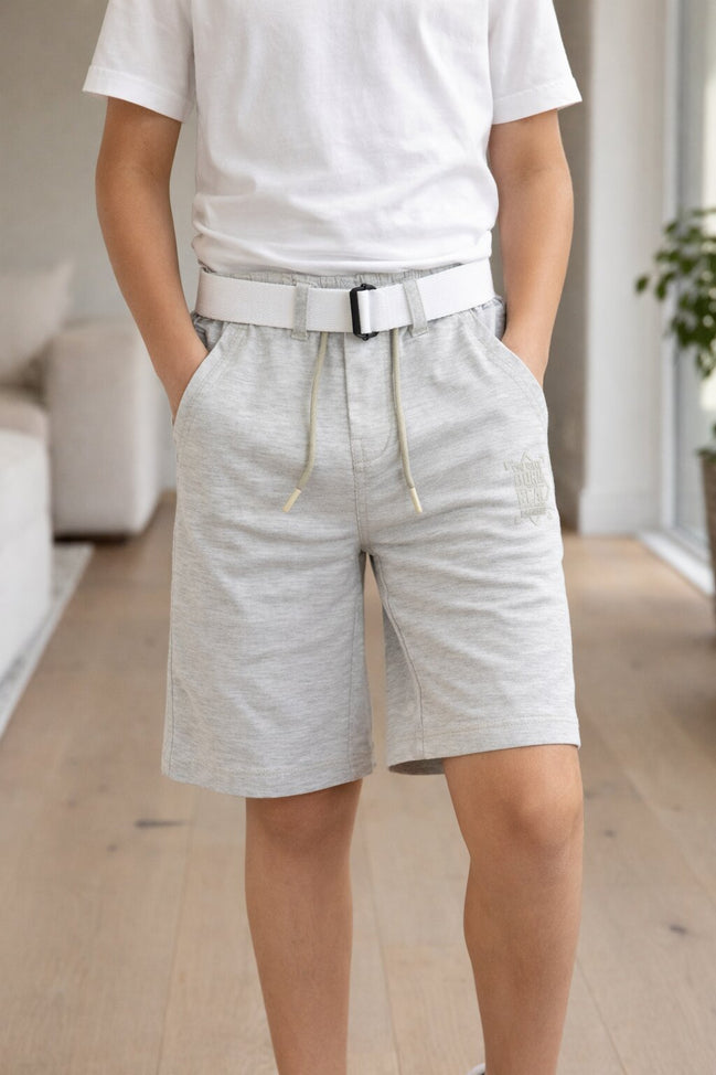 Summer Capri Shorts for Kids - Pista Green