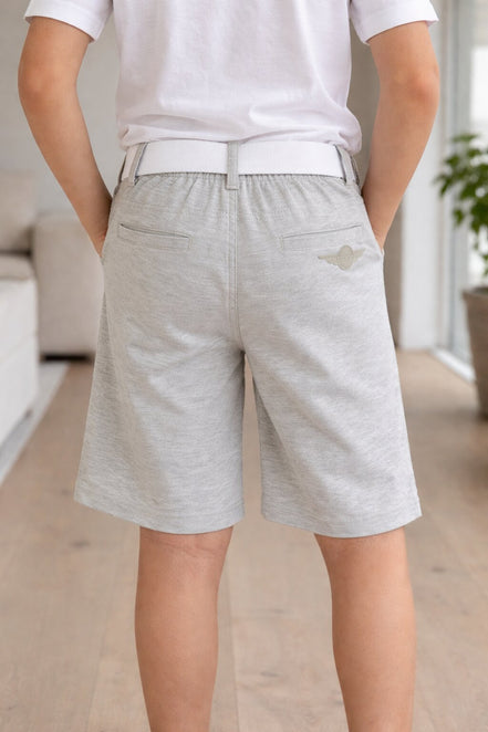 Summer Capri Shorts for Kids - Pista Green