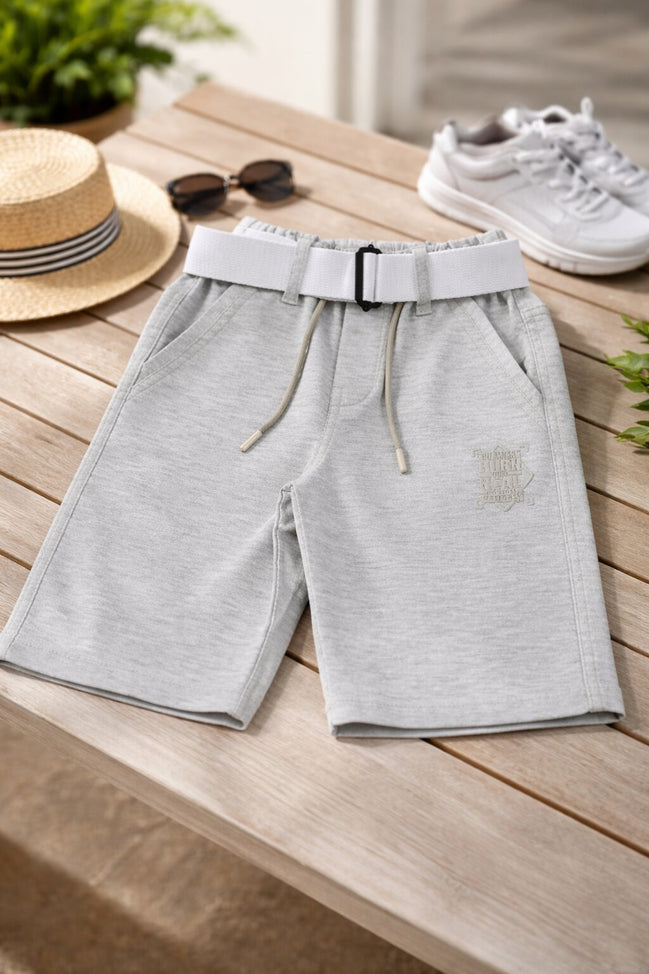 Summer Capri Shorts for Kids - Pista Green