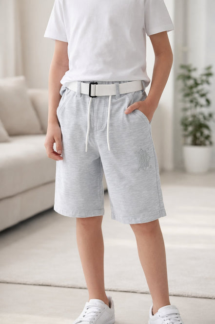 Summer Capri Shorts for Kids - Sky Blue