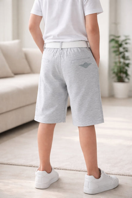 Summer Capri Shorts for Kids - Sky Blue