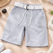 Summer Capri Shorts for Kids - Sky Blue