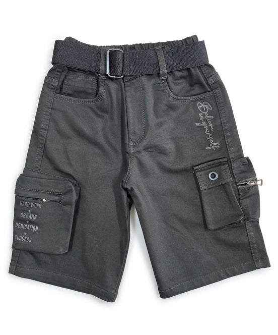 Summer Capri Shorts for Kids - Dark Green