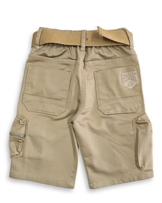 Summer Capri Shorts for Kids - Khaki